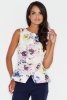 Bluzka Model 382 Ecru/Flowers - Figl